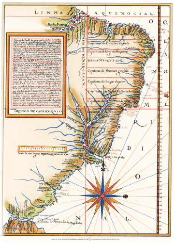 Mapa do Brasil no Século XVI